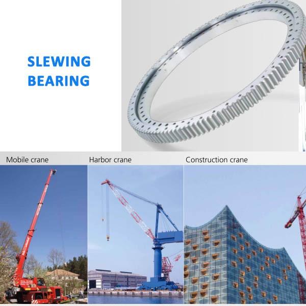 Chrome Steel Turntable Swing Ring Bearing Slewing Bearing #1 image